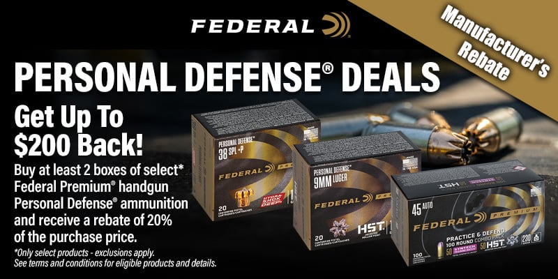 Rebate: Personal Defense Promo